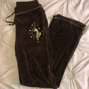 Y2K Baby Phat Brown tracksuit pants